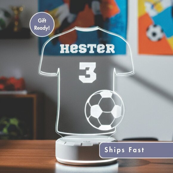 Personalized Soccer T-Shirt for Fans & Players - Picture 1 of 8